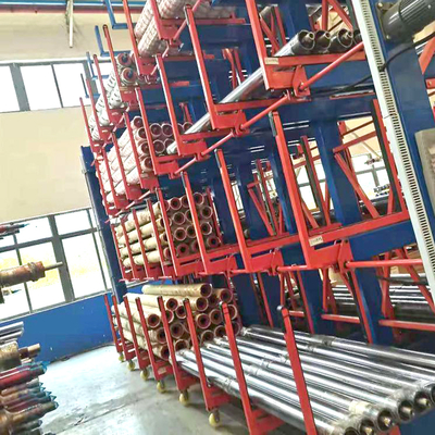 Industrial Warehouse System square Tube Storage Manual Drive Telescopic Cantilever Arm Rack