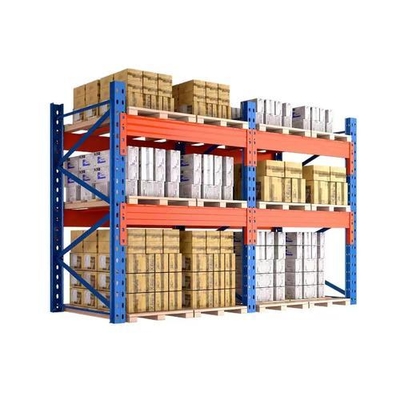 Warehouse Heavy Duty Sheet Metal Stacking Pallet Rack Beams Storage