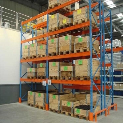 Warehouse Heavy Duty Sheet Metal Stacking Pallet Rack Beams Storage