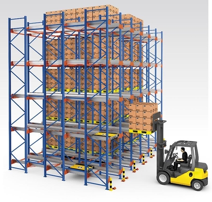 Warehouse Automated Electric Pallet Shuttle  for Mobile Radio Shuttle Racking System with CE Certificate Customized