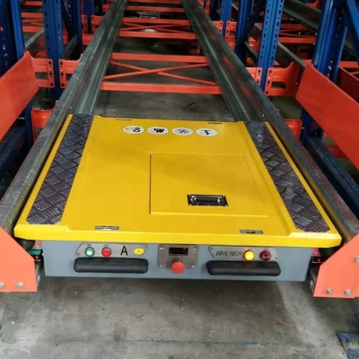 EBILTECH Full Automatic Shuttle Rack Mobile Radio Shuttle Racking Cargo Handling Robot Remote Control Cart for Pallet
