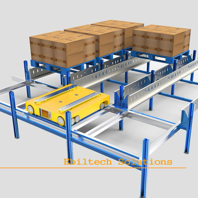Smart Storage Equipment Four-Way Pallet Shuttle Cart for Automated Storage & Retrieval Systems