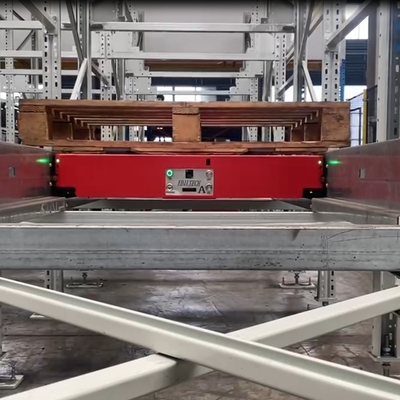 Warehouse Storage 4D Shuttle Robot Automated Storage Retrieval Systems Equipment Pallet Four Way Shuttle