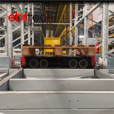 OEM/ODM Storage 4-direction Handling Shuttle Cart Four Way Shuttle Robot for High-Density Stereoscopic Warehouse