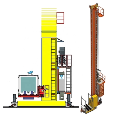 Customized High Efficiency Automatic Stacker Crane Heavy Duty for ASRS Rack Retrieval Pallet Racking System 180 M/min. 40 M/min