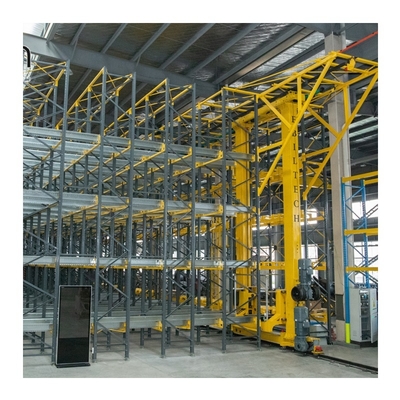 Warehouse Smart Automatic Rack System with Stacker Crane Cargo Lifter