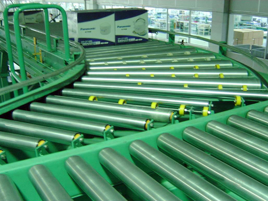 EBILTECH Customized ASRS Warehouse Factory Warehouse Logistics Center Conveyor System Chain Conveyor for Pallet