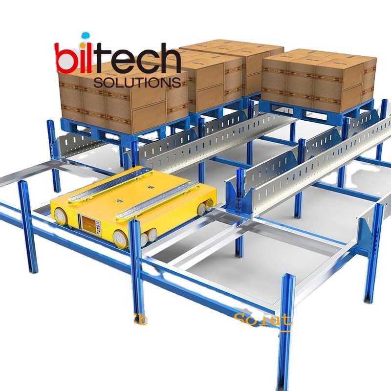 Warehouse Storage 4-direction Shuttle Robot Automated Storage Equipment Pallet Four Way Shuttle Mechanical